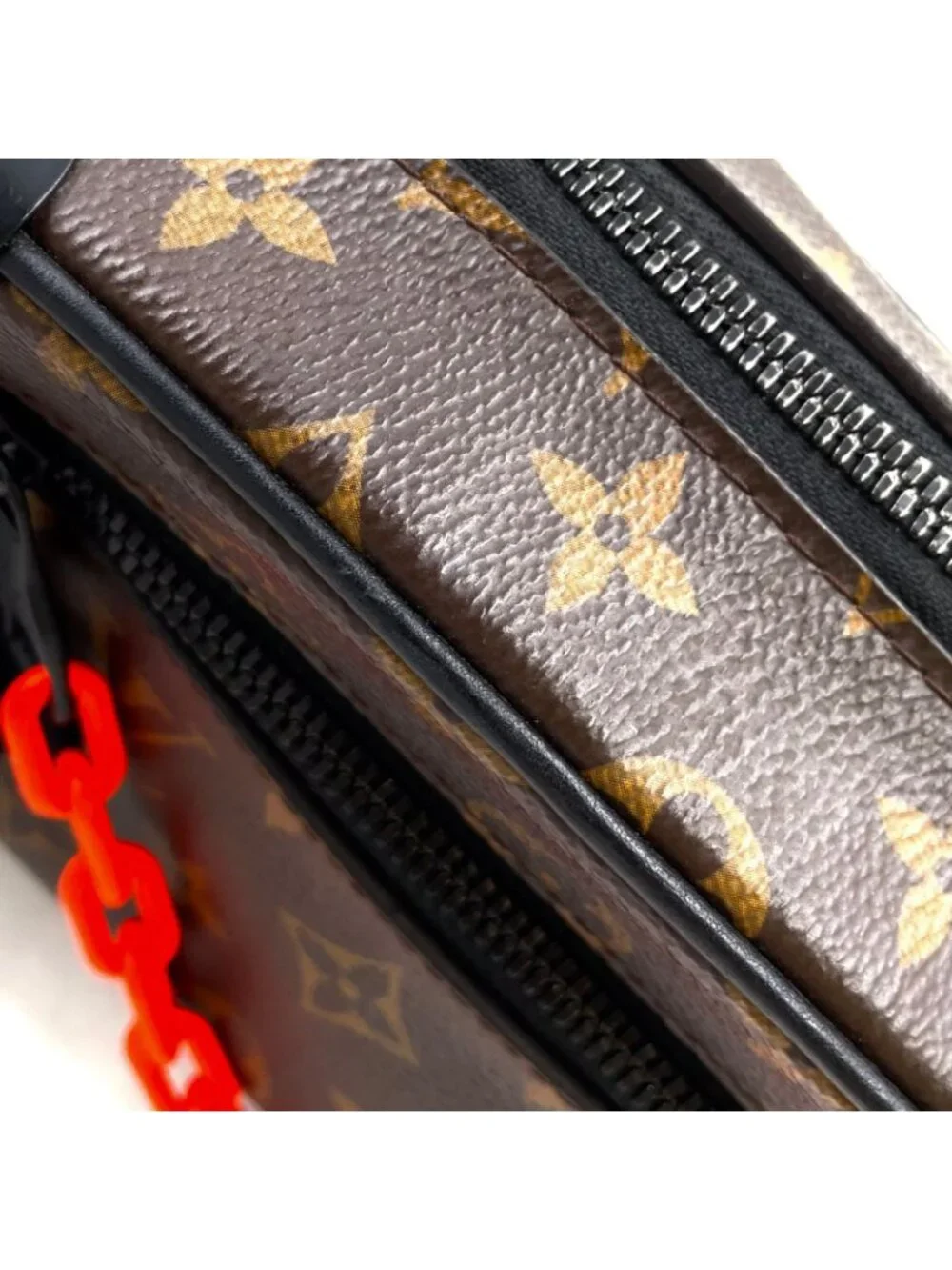 Louis Vuitton Mini Soft Trunk Monogram Eclipse Leather Brown Black